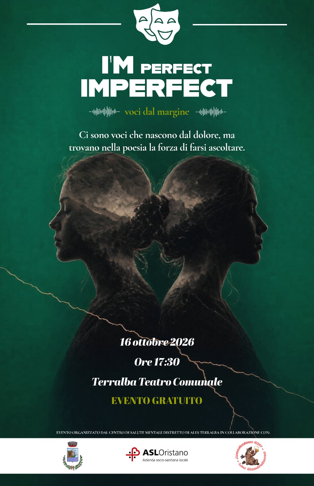Visualizza la notizia: I’M PERFECT, IMPERFECT – VOCI DAL MARGINE: poesie e voci che trovano la forza di farsi ascoltare